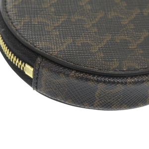 新品同様 セリーヌ トリオンフ U-SD-5202 レザー ブラック/ブラウン コインケース 1565【中古】CELINE