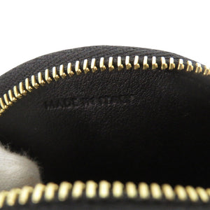 新品同様 セリーヌ トリオンフ U-SD-5202 レザー ブラック/ブラウン コインケース 1565【中古】CELINE