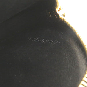 新品同様 セリーヌ トリオンフ U-SD-5202 レザー ブラック/ブラウン コインケース 1565【中古】CELINE