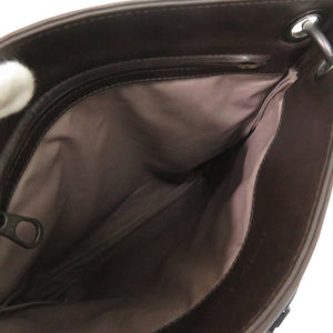 美品 ボッテガヴェネタ イントレチャート B05376461C レザー ダークブラウン ショルダーバッグ 1571【中古】BOTTEGAVENETA メンズ