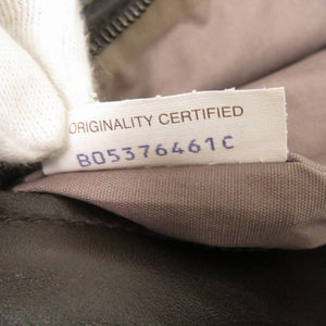 美品 ボッテガヴェネタ イントレチャート B05376461C レザー ダークブラウン ショルダーバッグ 1571【中古】BOTTEGAVENETA メンズ