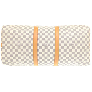美品 ルイ ヴィトン キーポルバンドリエール55 ダミエ アズール N41429 ボストンバッグ LV 1583 【中古】 LOUIS VUITTON