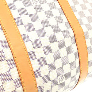 美品 ルイ ヴィトン キーポルバンドリエール55 ダミエ アズール N41429 ボストンバッグ LV 1583 【中古】 LOUIS VUITTON