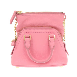 美品 メゾン マルジェラ 5AC クラシックベビー SB1WG0022 レザー ピンク ショルダーバッグ 1608【中古】Maison Margiela