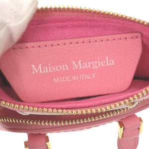 美品 メゾン マルジェラ 5AC クラシックベビー SB1WG0022 レザー ピンク ショルダーバッグ 1608【中古】Maison Margiela