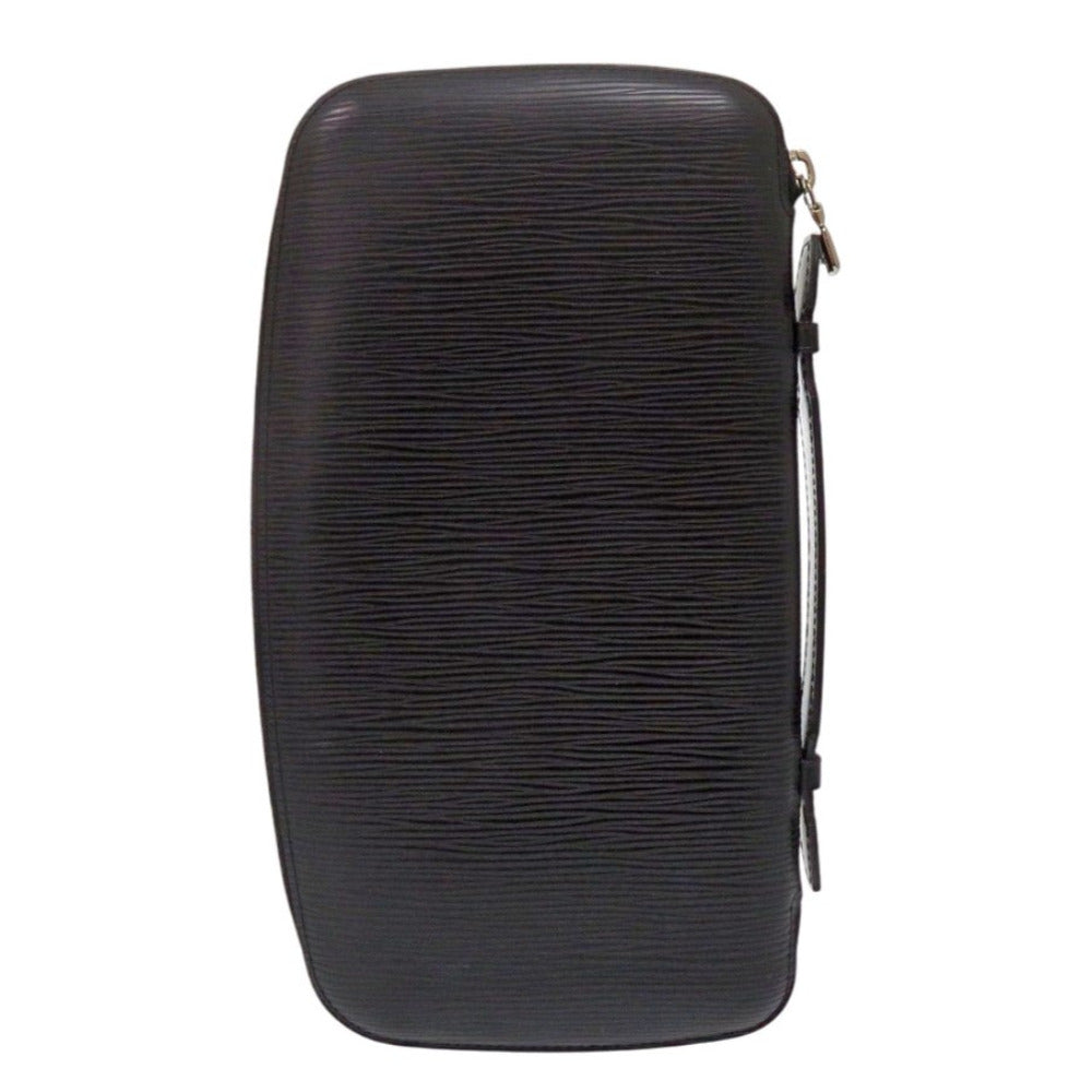 美品 ルイ ヴィトン オーガナイザーアトール M63042 エピレザー トラベルポーチ ノワール 長財布 黒 LV 1614【中古】LOUIS VUITTON