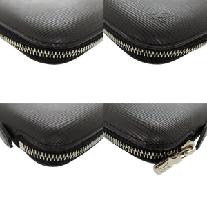 美品 ルイ ヴィトン オーガナイザーアトール M63042 エピレザー トラベルポーチ ノワール 長財布 黒 LV 1614【中古】LOUIS VUITTON