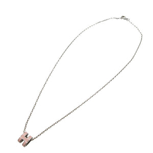 新品同様 エルメス ポップアッシュ ミニ ネックレス メタル ピンク/シルバー 1635【中古】HERMES