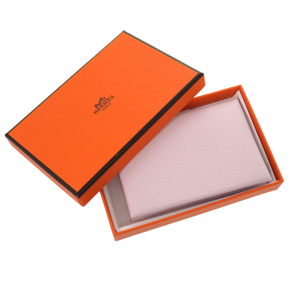 未使用 エルメス カルヴィ デュオ ヴォーエプソン モーヴペール シルバー金具 B刻印(2023年製) コインケース 財布 小銭入れ 1646 【中古】 HERMES