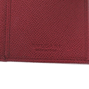 美品 ブルガリ ブルガリブルガリ 33744 クリップ ラージ ウォレット 長財布 レザー ルビー 1656【中古】BVLGARI