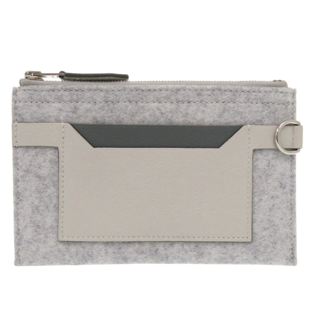 新品同様 エルメス トゥードゥーポーチ ヴォーエプソン/フェルト グレー D刻印(2019年製) 1656【中古】HERMES