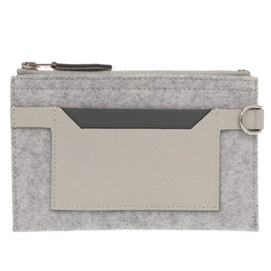 新品同様 エルメス トゥードゥーポーチ ヴォーエプソン/フェルト グレー D刻印(2019年製) 1656【中古】HERMES