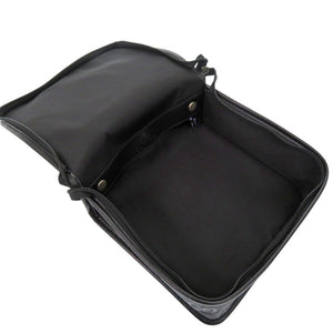 新品同様 グッチ オフザグリッド スモールバッキング 674801 ナイロンキャンバス/レザー ブラック トラベルポーチ 黒 1685【中古】GUCCI