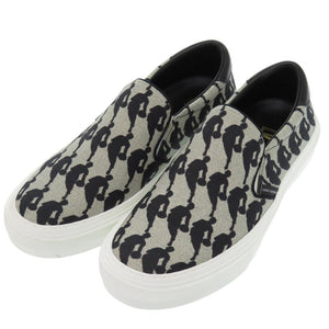 新品同様 ルイ ヴィトン × NBAコラボ トロカデロ キャンバス レザー グレー スニーカー LV 1693【中古】LOUIS VUITTON メンズ