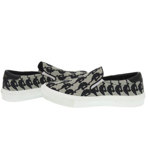 新品同様 ルイ ヴィトン × NBAコラボ トロカデロ キャンバス レザー グレー スニーカー LV 1693【中古】LOUIS VUITTON メンズ