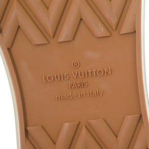 新品同様 ルイ ヴィトン × NBAコラボ トロカデロ キャンバス レザー グレー スニーカー LV 1693【中古】LOUIS VUITTON メンズ