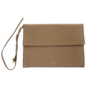 ザ ロウ パークトート スリー レザー ライトトープ トートバッグ 1697【中古】THE ROW