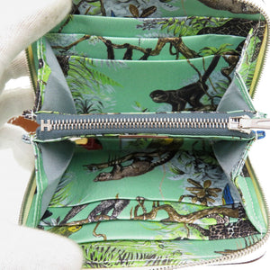 新品同様 エルメス アザップ シルクイン コンパクト ヴォーエプソン ナタ Z刻印(2021年製) コインケース 財布 白 1719【中古】HERMES