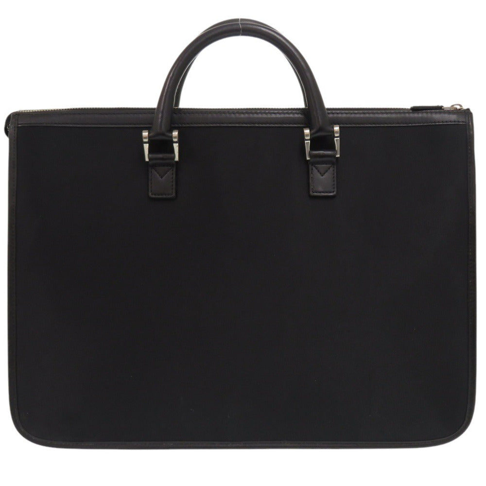 美品 バーバリー 2WAY ナイロン/レザー ブラック 書類カバン ビジネスバッグ ブリーフケース 黒 1720【中古】BURBERRY