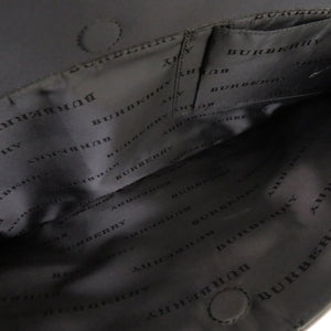 美品 バーバリー 2WAY ナイロン/レザー ブラック 書類カバン ビジネスバッグ ブリーフケース 黒 1720【中古】BURBERRY