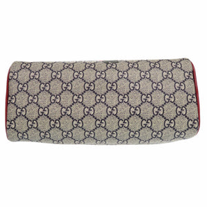 新品同様 グッチ タトゥーハート GGスプリームキャンバス 190257 ブラウン ミニボストンバッグ ハンドバッグ 1732【中古】GUCCI