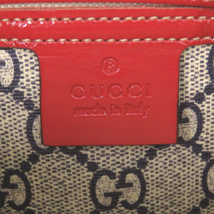 新品同様 グッチ タトゥーハート GGスプリームキャンバス 190257 ブラウン ミニボストンバッグ ハンドバッグ 1732【中古】GUCCI