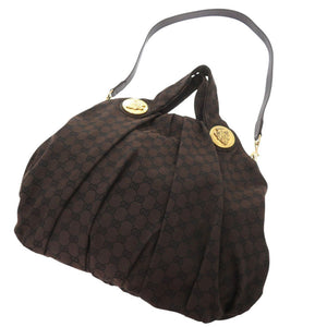 美品 グッチ ヒステリア GG柄 286306 GGキャンバス ブラウン 2WAY ショルダーバッグ 1733【中古】GUCCI