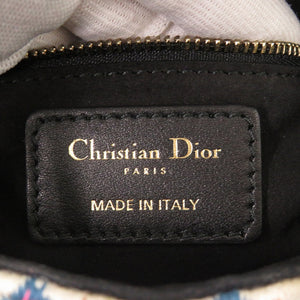 美品 ディオール レディディオール ミニ ビーズ マルチカラー ゴールド金具 ハンドバッグ 1736【中古】Dior