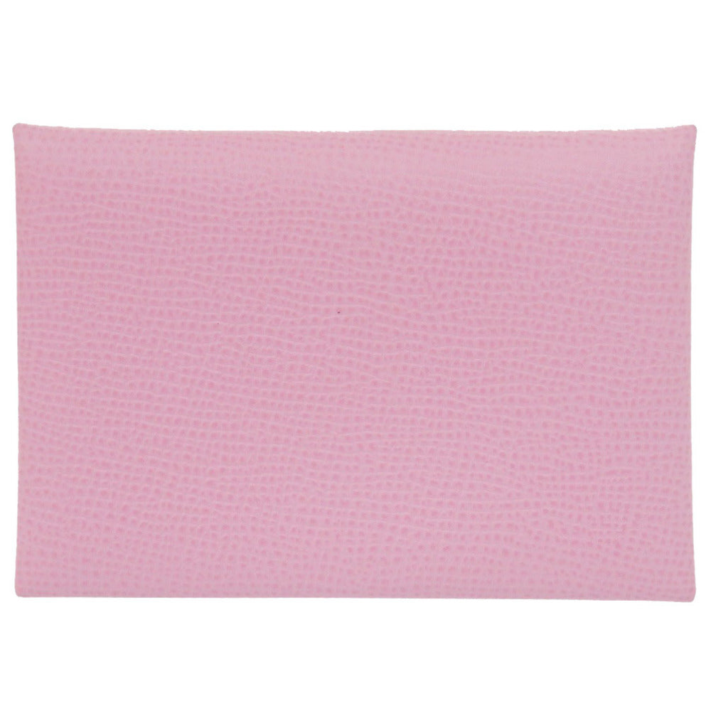 新品同様 エルメス カルヴィ デュオ ヴォーエプソン モーヴシルベストル シルバー金具 U刻印(2022年製) コインケース 財布 1749【中古】HERMES