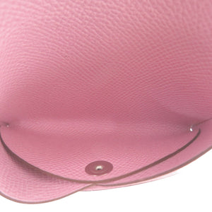 新品同様 エルメス カルヴィ デュオ ヴォーエプソン モーヴシルベストル シルバー金具 U刻印(2022年製) コインケース 財布 1749【中古】HERMES