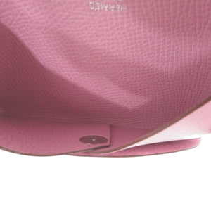 新品同様 エルメス カルヴィ デュオ ヴォーエプソン モーヴシルベストル シルバー金具 U刻印(2022年製) コインケース 財布 1749【中古】HERMES