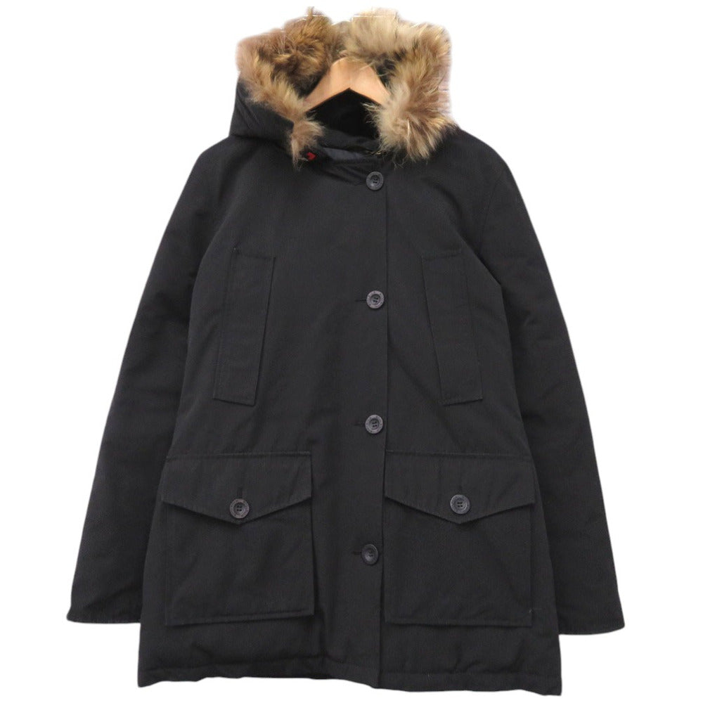 ウールリッチ アークティック デタッチャブルパーカ ARCTIC DETACHABLE FUR PARKA 60/40 サイズS ダウンジャケット コットン ブラック 1751【中古】WOOLRICH