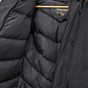 ウールリッチ アークティック デタッチャブルパーカ ARCTIC DETACHABLE FUR PARKA 60/40 サイズS ダウンジャケット コットン ブラック 1751【中古】WOOLRICH