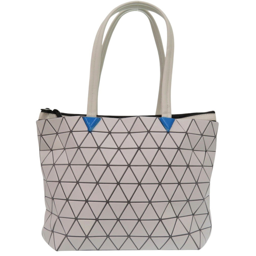 新品同様 イッセイミヤケ BAOBAO バオバオ BATEAU MATTE トートバッグ PVC ホワイト 1798【中古】ISSEY MIYAKE