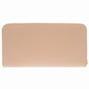 新品同様 プラダ 1ML506 サフィアーノレザー ピンク ラウンドファスナー長財布 財布 1808【中古】PRADA