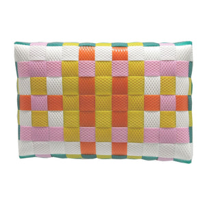 新品同様 マルニ バーントブリック M00178 ウーブン マイクロバスケット ポリプロピレン グリーン 緑 ハンドバッグ 1812【中古】MARNI