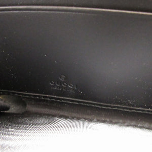 新品同様 グッチ グッチシマ 410102 レザー ブラック 黒 ラウンドファスナー長財布 財布 1838【中古】GUCCI