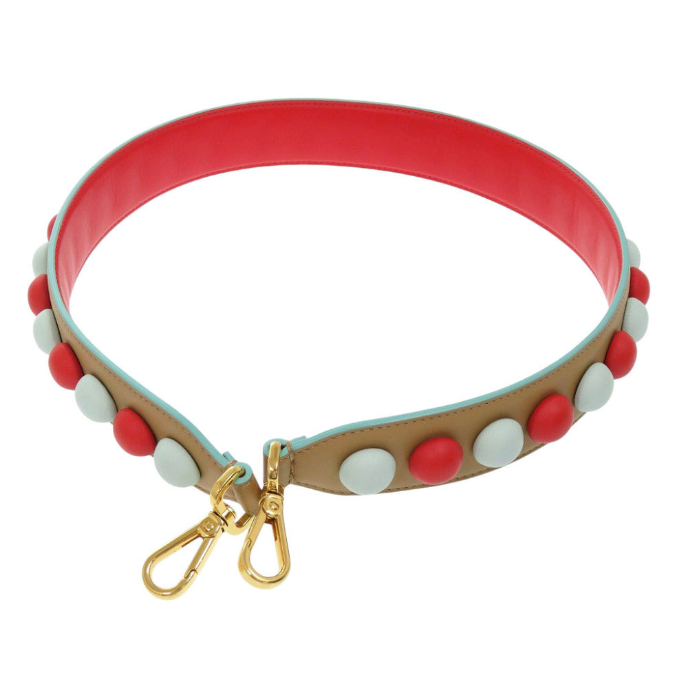 新品同様 フェンディ レザー GP マルチカラー ショルダーストラップ 1840【中古】FENDI