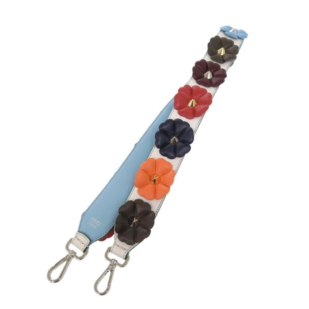 美品 フェンディ レザー GP マルチカラー ショルダーストラップ 1841【中古】FENDI