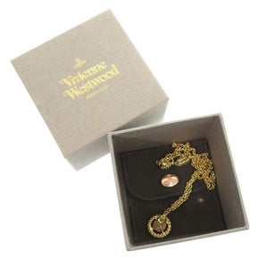 未使用品 ヴィヴィアンウエストウッド オーブ メタル/ストーン ゴールド 土星 ネックレス 1842【中古】Vivienne Westwood