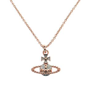 未使用品 ヴィヴィアンウエストウッド MAYFAIR BAS RELIEF ストーン/メタル ピンクゴールド ネックレス 1843【中古】Vivienne Westwood