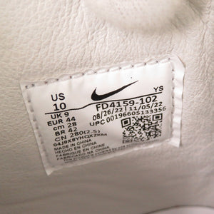 未使用 コムデギャルソン × NIKE ターミネーターハイSP FD4159 レザー ホワイト レッド スニーカー 1845【中古】COMME des GARCONS メンズ