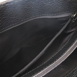 美品 ブルガリ パレンテシ レザー ブラック ハンドバッグ 黒 1876【中古】BVLGARI