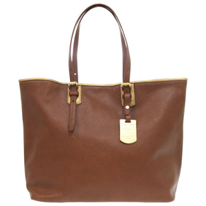 新品同様 ロンシャン LMキュイール  レザー ブラウン トートバッグ 茶 1886【中古】Longchamp