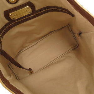 新品同様 ロンシャン LMキュイール  レザー ブラウン トートバッグ 茶 1886【中古】Longchamp