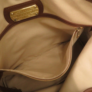 新品同様 ロンシャン LMキュイール  レザー ブラウン トートバッグ 茶 1886【中古】Longchamp