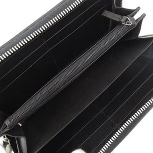 美品 グッチ 451249 GGスプリーム レザー ベージュ ラウンドファスナー 長財布 1894【中古】GUCCI メンズ