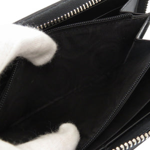 美品 グッチ 451249 GGスプリーム レザー ベージュ ラウンドファスナー 長財布 1894【中古】GUCCI メンズ