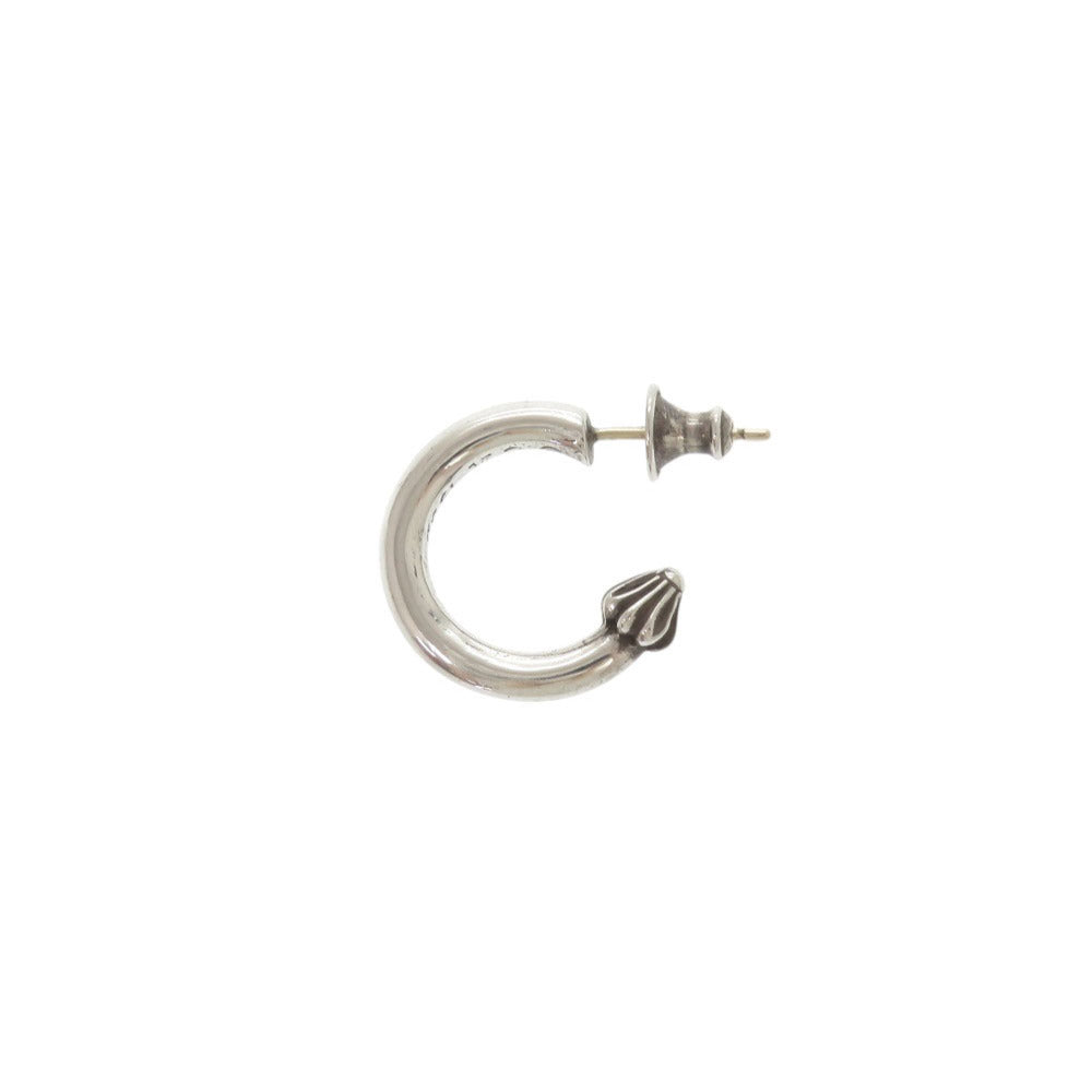 美品 クロムハーツ プレーンフープ シルバー925 14K ピアス 1897【中古】CHROME HEARTS メンズ