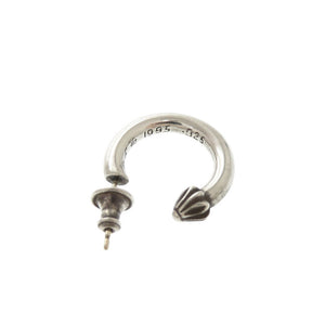 美品 クロムハーツ プレーンフープ シルバー925 14K ピアス 1897【中古】CHROME HEARTS メンズ